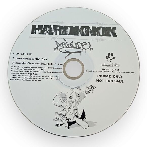 Hardknox – Attitude [2000 Promotional CD Single]‎ - Picture 3 of 3